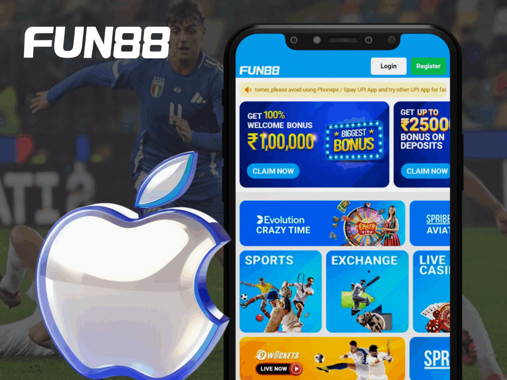 Tải và cài đặt App mobile Fun88 cho iOS