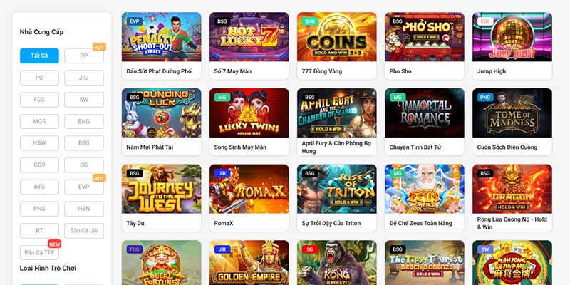 Top game bắn cá đổi thưởng và slot đặc sắc nhất